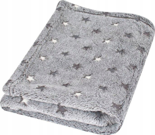 Prikrývka, prehozy na posteľ - Prikrývka babymatex Milly s hviezdami 75x100 cm