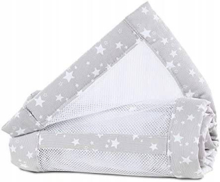 Chránič do detskej postielky - Babybay COT Protector 168x24 cm sieť