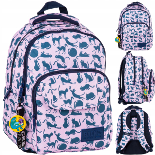 Záložné svetlo školy Backpack mládežnícke mačiatko