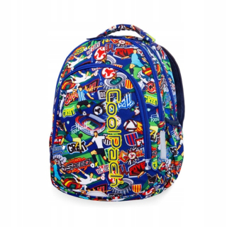Batoh coolpack futbalové karikatúra