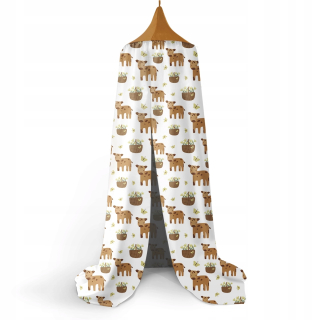 Baldachýn nad postieľku - Bladachim Lovely Farm Pattern D151 |