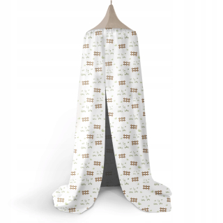 Baldachýn nad postieľku - Bladachim Lovely Farm Pattern D157 |