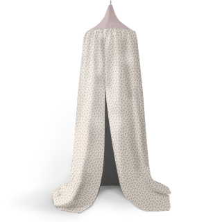 Baldachýn nad postieľku - Pekné kvety vzordd138 Canopy | pastel ączka