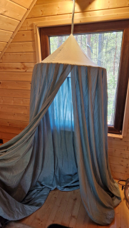 Baldachýn nad postieľku - Bakim tipi tipi tipi veľký pre blokové postieľky 275 cm