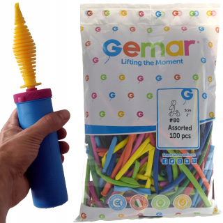 Bublinu, balónov pre modelovanie Tubes Gemara + Pump
