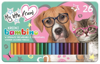 Bambino ceruzky pastelky hrubé 26 kol