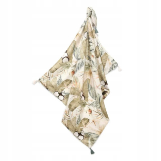 Prikrývka, prehozy na posteľ - Bamboo Swaddle - Boho Coco - La Millou Mist