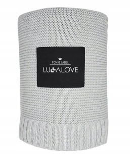Prikrývka, prehozy na posteľ - Bambus Glamour Gray 120x100 CM Lullalove