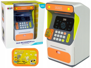 Detská pokladnička - ATM Piggy Bank Uznávanie tváre