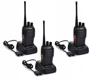 Baofeng BF-888S HT rádiá, PMR Loki Toki x3