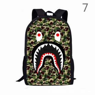 Bape Shark Camo School Batoh
