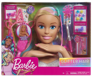 Barbie 63575 Hlava na Stylize Glitter Deluxe