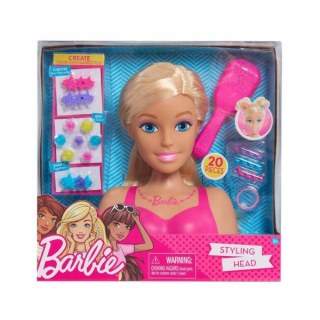 Barbie Styling head of blond vlasy, 62535