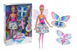 Bábika Barbie víla lietajúce krídla FRB08
