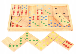 Veľmi veľký domino hračka Drevené puzzle hra