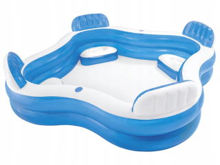 Nafukovací záhradný bazén Intex 56475 s miestami na sedenie
