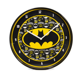 Hodiny do detskej izby - Batman logo hodiny pre chlapcovu izbu