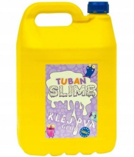 Bezfarebné lepidlo PVA 5 l sliz, glut, štíhly tuban