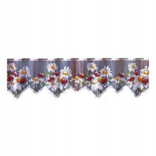 Detské záclony - Ladybugs Curtain 50 cm kvety lúka