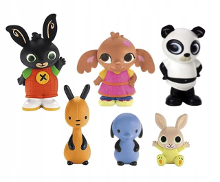 Postavička - Bing 3519 figuríny sada flop Panda Pola AMM