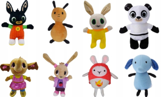 Zajačik Bing - Bing Sula flop Pando tuliś maskot sada 8 ks