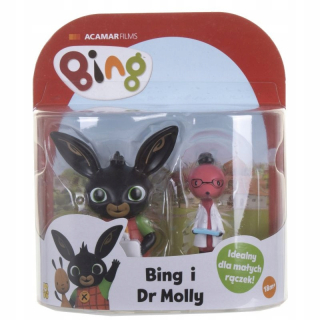 Postavička - Bing. Sada s 2 figurínmi - Bing a Dr. Molly