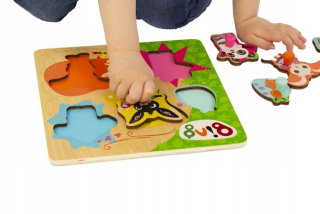 Zajačik Bing - Bing puzzle drevené puzzle