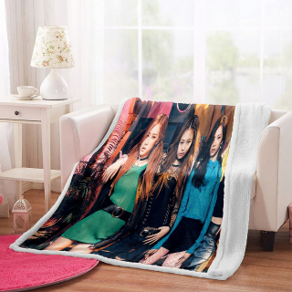 Prikrývka, prehozy na posteľ - Blackpink Lisa 150x200 teplý koberec veľa vzorov