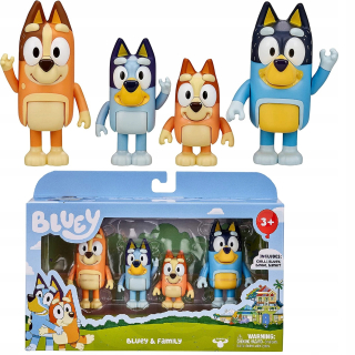 Zajačik Bing - Bluey & Family Set 4 Bingo Bandit Figurín
