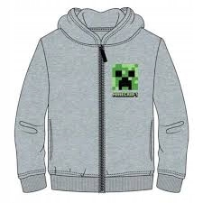 Minecraft  - Mikina Minecraft Creeper Gray 128
