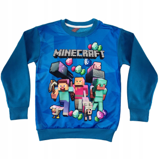 Minecraft  - Minecraft mikina APLIK. Vytlačiť 140/10 roky