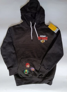 Brawl stars - Detská mikina mikiny Brawl Hviezdy Veľkosť 110/116