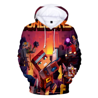 Minecraft - Mikina 3D Minecraft New Collection