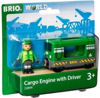 Brio miestnej lokomotíva s vodičom