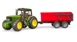 Bruder 02057 Traktor John Deere s prívesom Novinka
