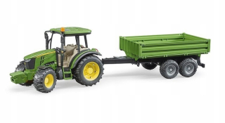 Bruder 02108 Traktor John Deere 5115M s prívesom