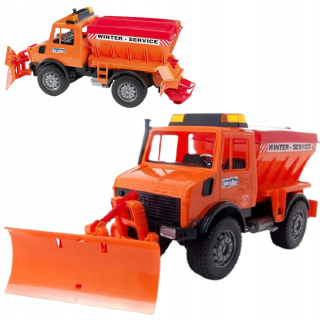 Bruder 02572 Unimog sypač piesku s pluhom