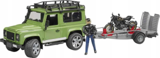 Bruder 02598 Land Rover s motorom Lapet a obrázku