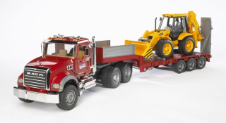 Bruder 02813 MACK kopraką s JCB