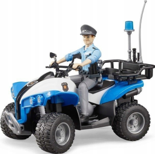 Bruder 63010 Quad polície s policajtmi