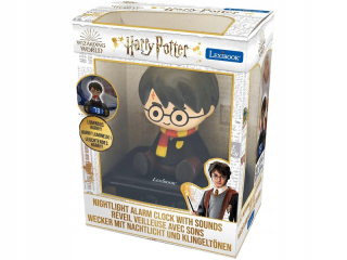 Hodiny do detskej izby - Budík s lexibookom Harry Potter nočná lampa