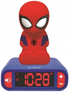 Detské hodiny do izby - Black LED Desk Clock s nabíjaním USB, digitálnym budíkom
