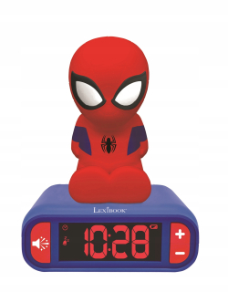 Hodiny do detskej izby - Budík Spiderman hodiny so zvukovými efektmi