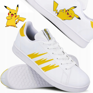 Pokémon - Adidas Pokemon Adv topánky. Detská FW3187 Pikacz 37