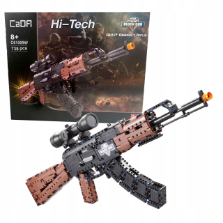 Stavebnica - Cada BLOCKS RIFLE RIFLE AK-47 Assult