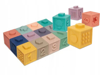 Canpol Soft Zmyslové Blocks sada 12 kusov