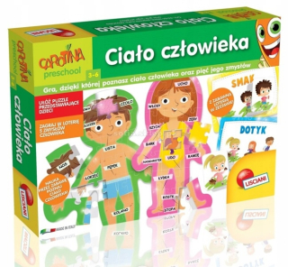 CAROTINA Ľudské telo Puzzle a hra LISCIANI