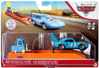 CARS CARS KING DINOCO KING CART LAUNCHER 1:55 !!