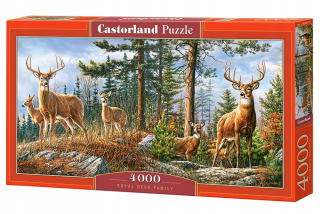 PUZZLE CASTOR EL 4000 Kráľovská rodina DEER