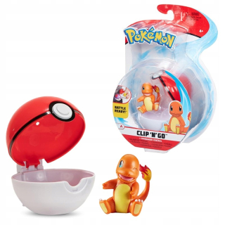 Pokémon - Charmander Pokemon Clip N Go Pokéballov Series 8
